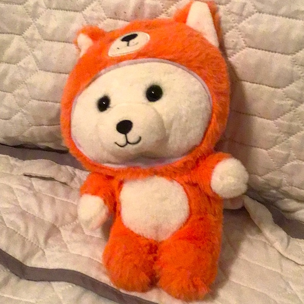 Turning red panda teddy bear